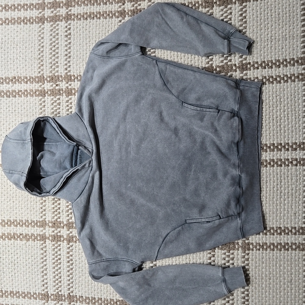 P'tula OG Marble Dye Sweeney Hoodie Light Gray / Fog Color Size Small